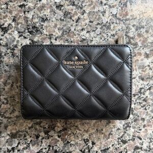 Kate Spade Black Quilted Wallet
